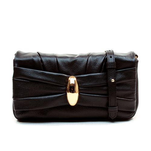 Bolsa Charlotte Couro Preto Cecconello C2953-3