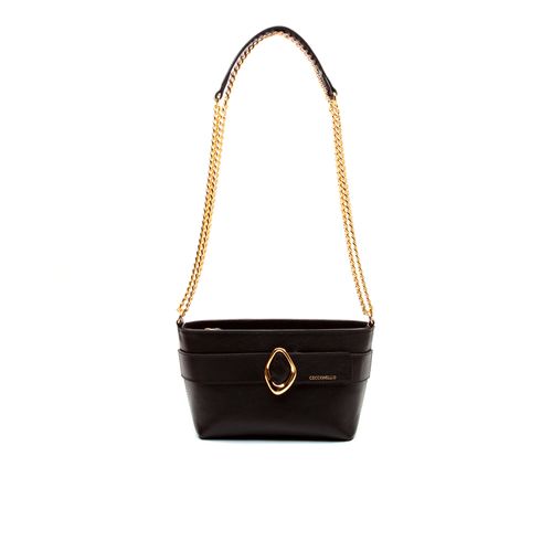 Bolsa Alba Couro Preto Cecconello C2954-2