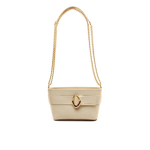 Bolsa Alba Couro Off White Cecconello C2954-1