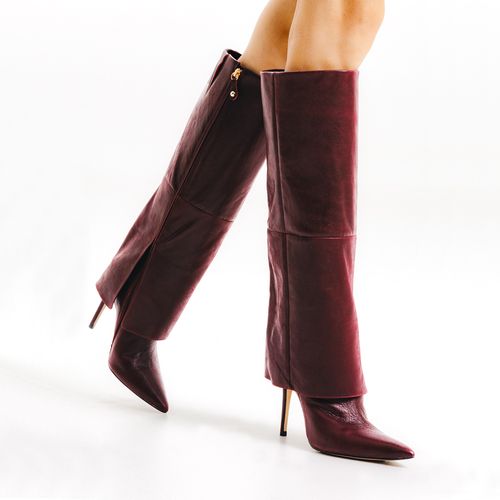 Bota Couro BordÔ Cano Longo Cecconello 2624001-1