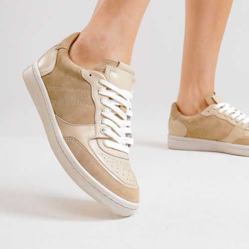 TÊnis Creme Casual Cecconello 2704001-2