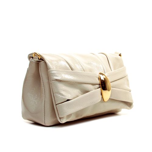 Bolsa Charlotte Couro Off White Cecconello C2953-2