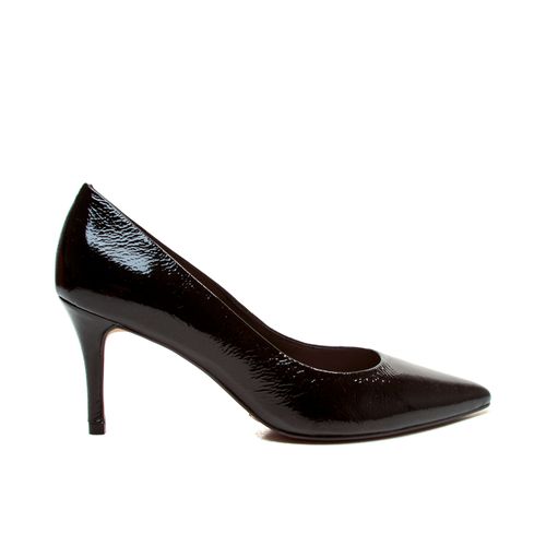 Scarpin Couro Preto Salto Médio Cecconello 2399001-40