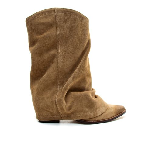 Bota Couro Marrom Cano Médio Cecconello 2619006-1