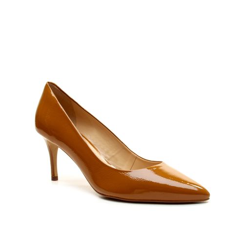 Scarpin Couro Marrom Salto Médio Cecconello 2399001-38