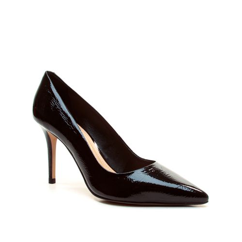 Scarpin Couro Preto Salto Alto Cecconello 2440001-10