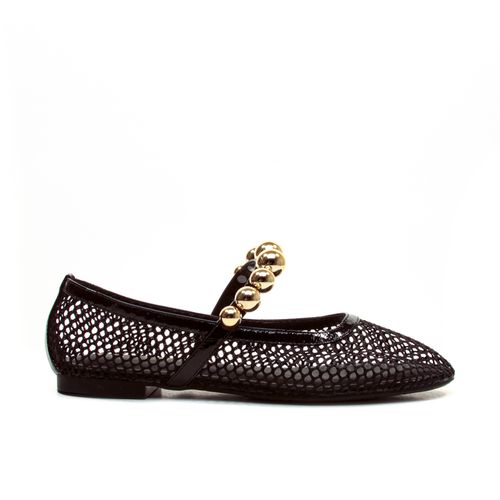 Sapatilha Couro Preto Cecconello 2767001-2