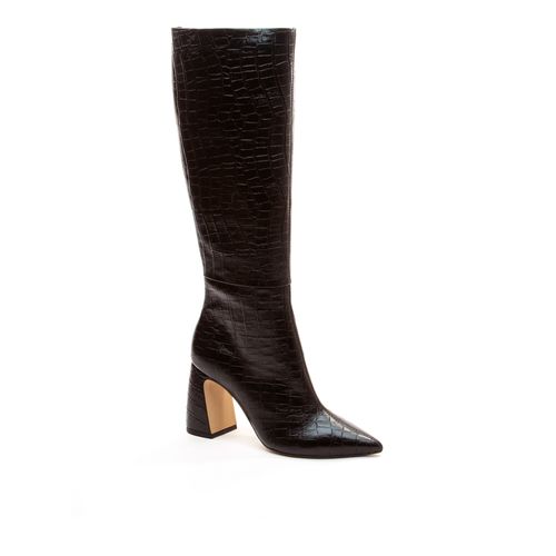 Bota Couro Preto Cano Longo Cecconello 2626002-3